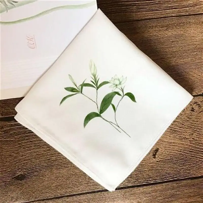 Chinese Style Traditional Su Embroidery Diy 100 Cotton Handkerchief Kit For Beginners Multiple Floral Pattern Handmade Craft Gif