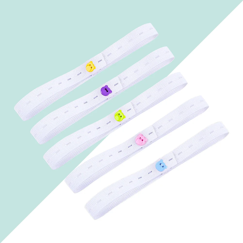 20 pçs elástico infantil bebê fixadores ajustável cinto de fixação tiras de fraldas para recém-nascido confortável durável