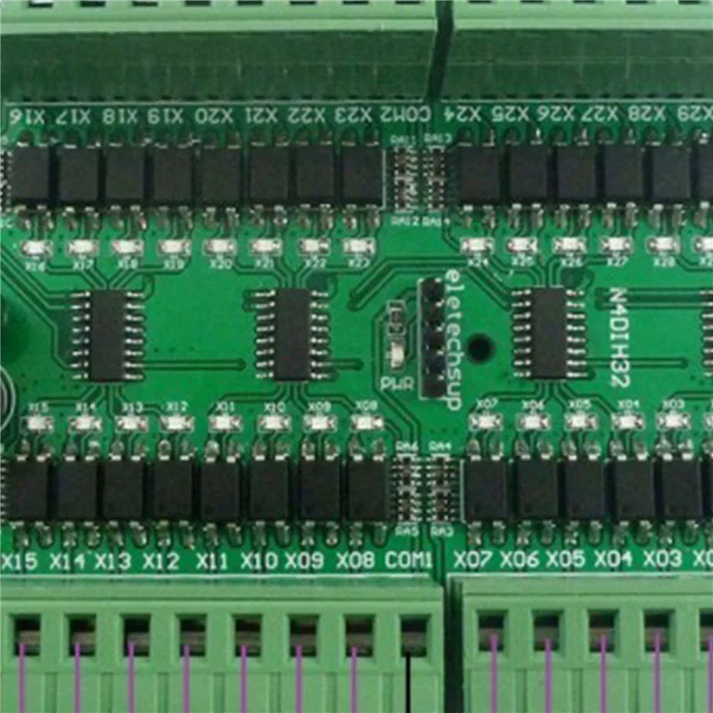 

FAST-5X 32-канальный PNP изолированный цифровой вход RS485 Modbus Rtu контроллер 12 В 24 В ПЛК переключатель количество сбора данных (с чехлом)