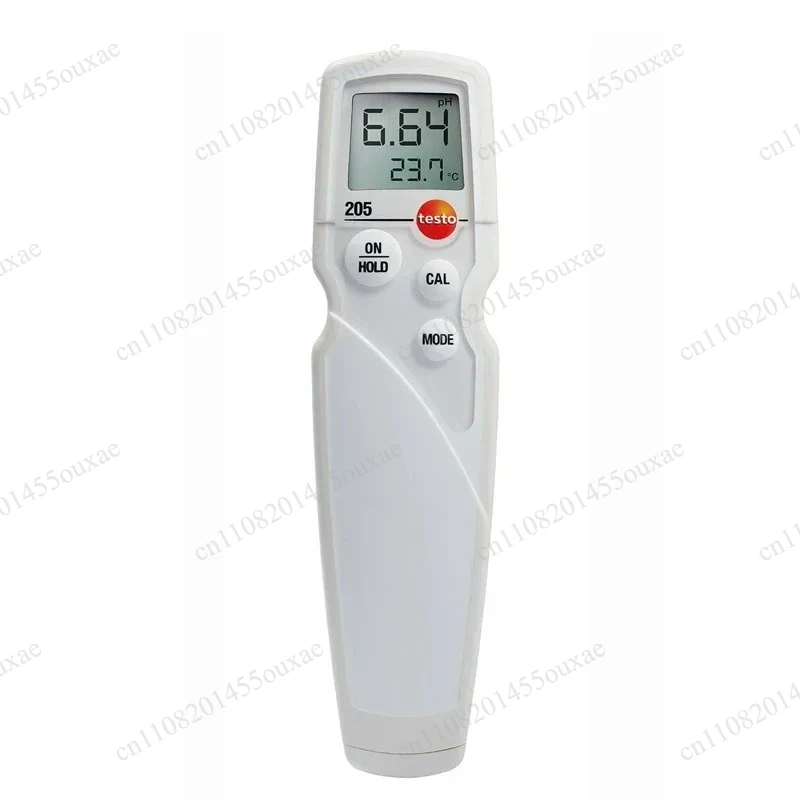 Testo 205 pH Temperature Meter 0-14PH One-Hand Food pH Tester Probe Head 0563 2051 Original New
