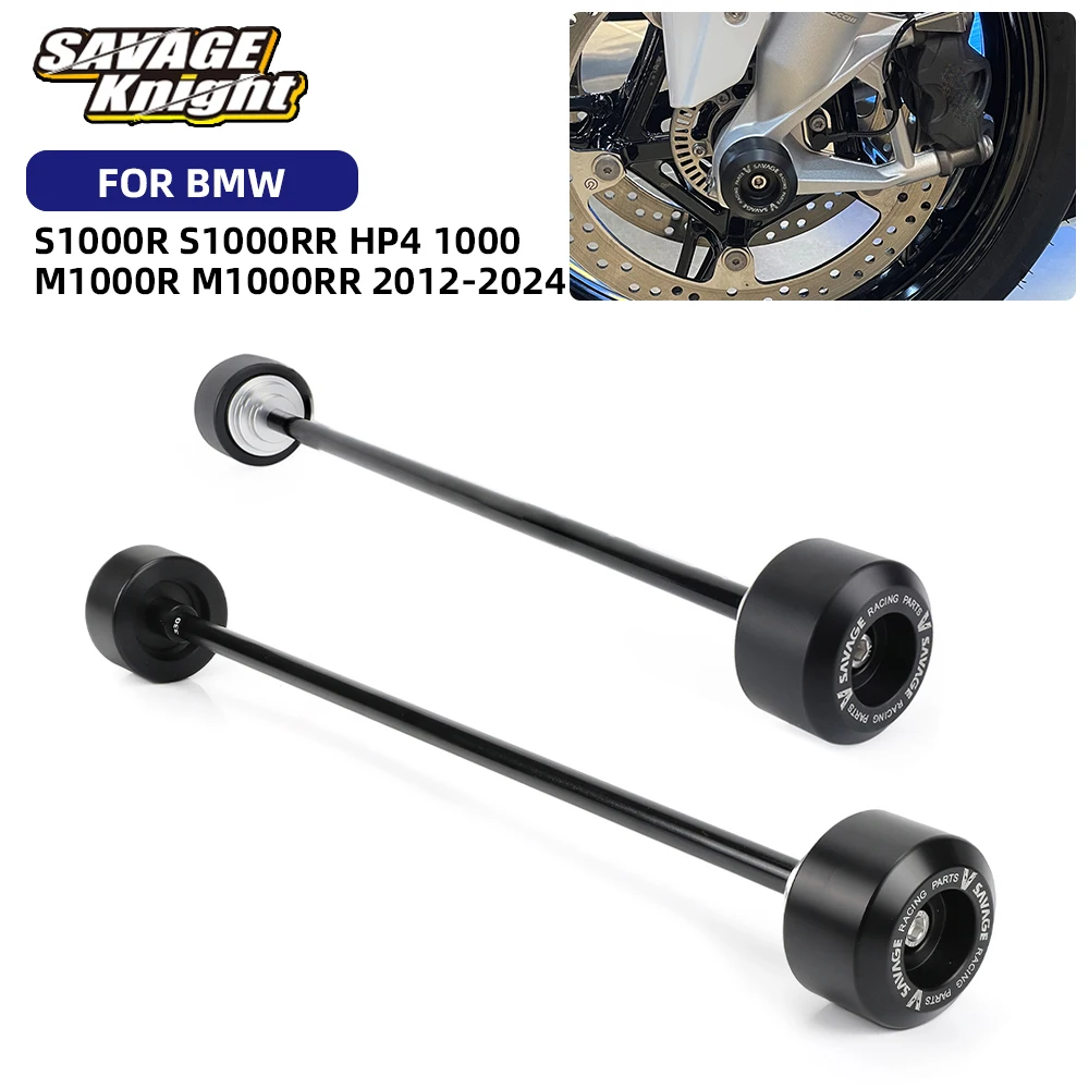 

2024 S1000RR M1000RR Передняя и задняя вилка, ось колеса, слайдер для BMW S1000R M1000R HP4 1000 2012-2023, подставка для катушки маятника