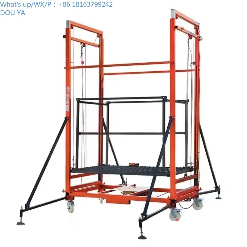 

2026 Heavy Electric Scaffolding 4-12M Working Height 500KG Load Capacity Industrial Lifting Equipment For Workshop Use