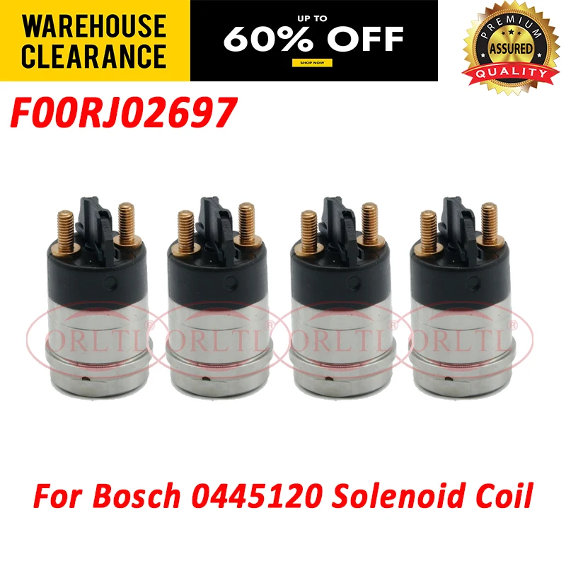 

F00RJ02697 High Pressure Common Rail Injector Solenoid Valve FOORJ02697 Nozzle Coil F00R J02 697 For Bosch 0445120 Cummins Group