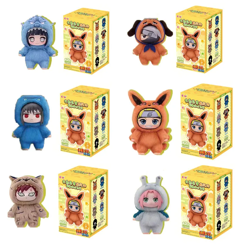 

Новая плюшевая игрушка-кукла Shippuden Beast Party, оригинальная слепая коробка Eaki Naruto, милая коллекция, фигурки, украшения, Рождественский подарок