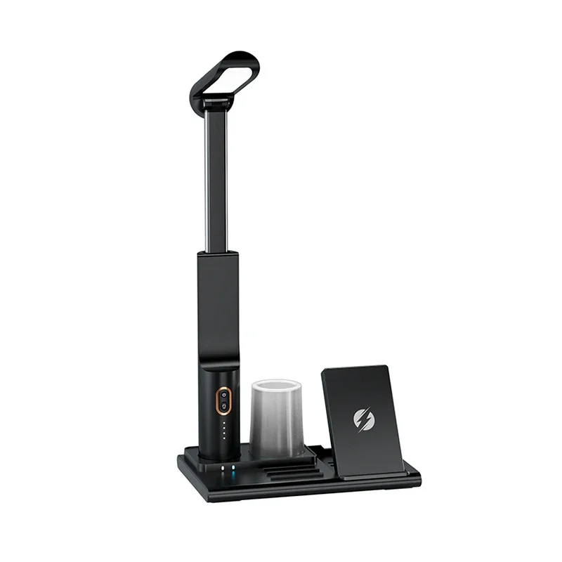 MoZhao All-in-one 15W 20W Wireless Charging Stand Fast Charging Wireless Charger Desk Lamp Desktop Stand Watch Earphone Charging