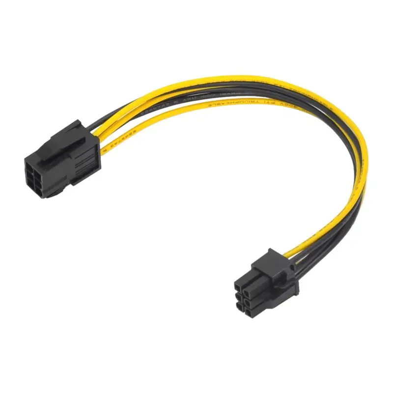 6-Pin  PCI-E Male to PCI-E Express Female Power Extension Cable Adapter Cord