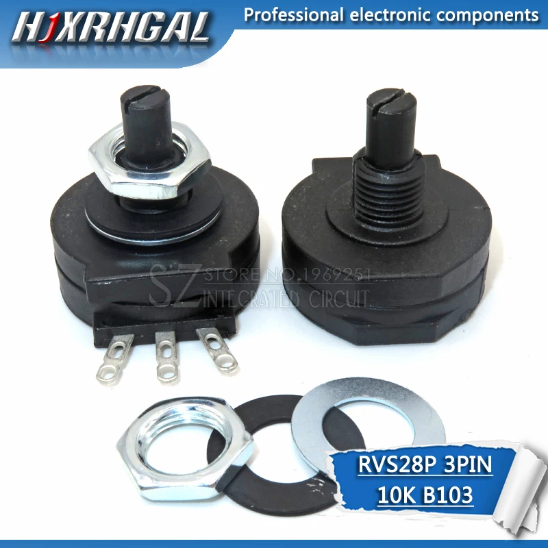 5 sztuk spawarka elektryczna potencjometr RVS28P-B103 2W 10K części spawarki RVS28 B103 3PIN oryginalny nowy hjxrhgal