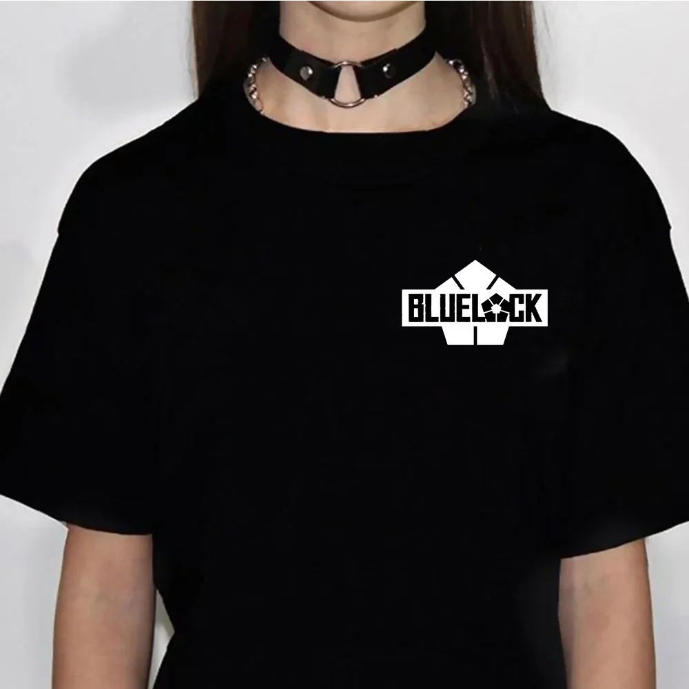 

Cartoon Blue Lock T-shirt Women Japanese Anime Short Sleeve Tee Shirt Female Fashion Girl Graphic Clothing Streetwear y2k Tops