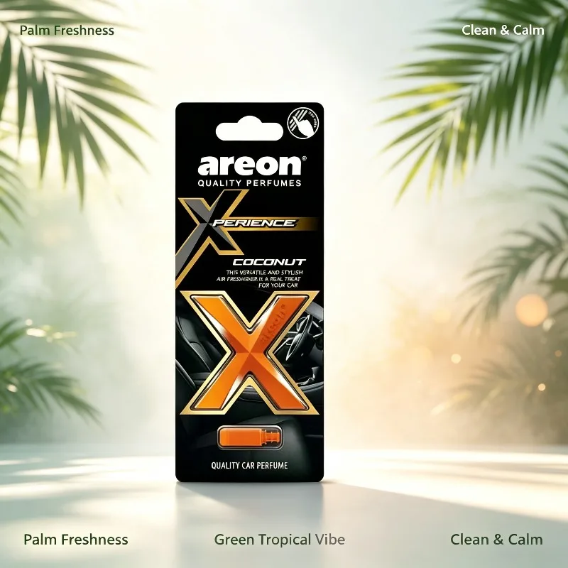 Coconut Scent Hanging Car Paper Fragrance Ornament