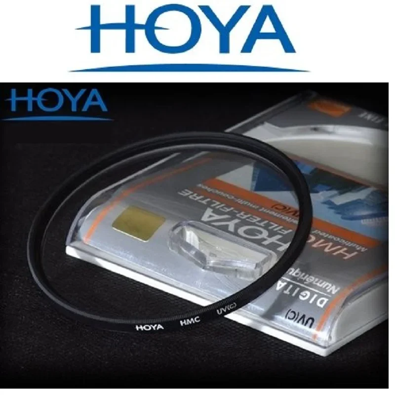 Hoya-Filtre d\'objectif HMC UV C, cadre mince, antireflet multicouche, livre bleue claire, 37mm, 40.5mm, 43mm, 46mm, 49mm, 52mm, 55mm, 58mm, 62mm,