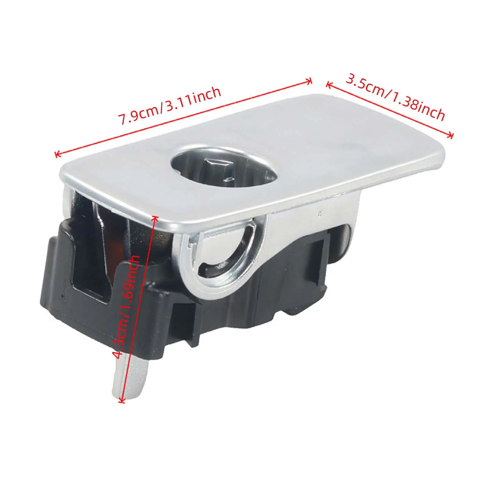 กล่องถุงมือ Latch Handle 8U1857131 อะไหล่ชุดความน่าเชื่อถือรถแทนที่กล่องกลาง Latch คลิปสําหรับ Audi Q3 2016-2018