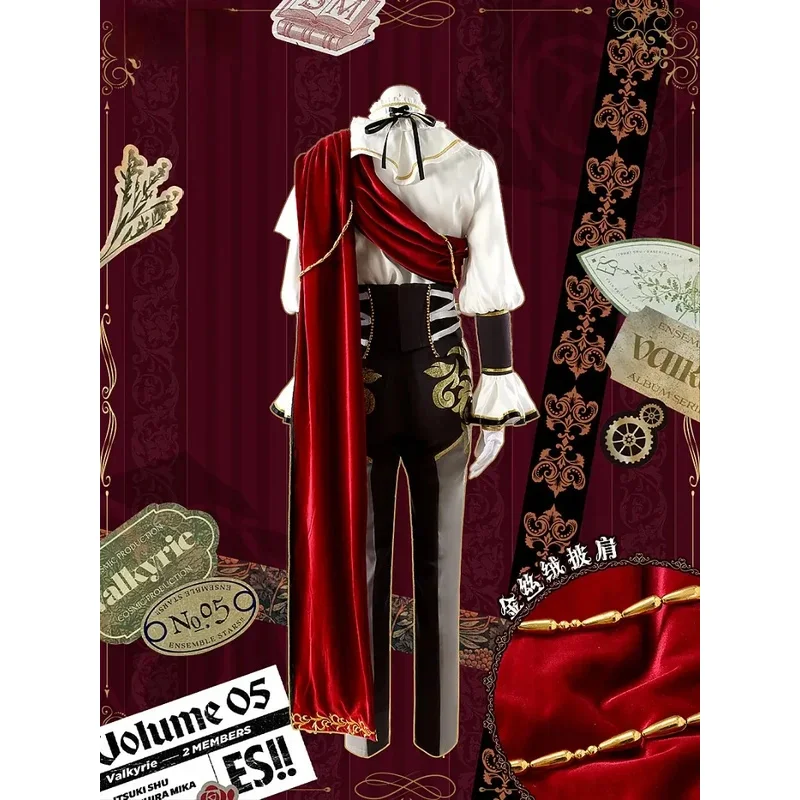 أنيمي فرقة نجوم تأثيري فالكيري إتسوكي شو كاجيهيرا ميكا أعلى حزام شال سلسلة السراويل بدلة كاملة Customizablk ؛ 3 ، c'5.b ؛ 8' #1