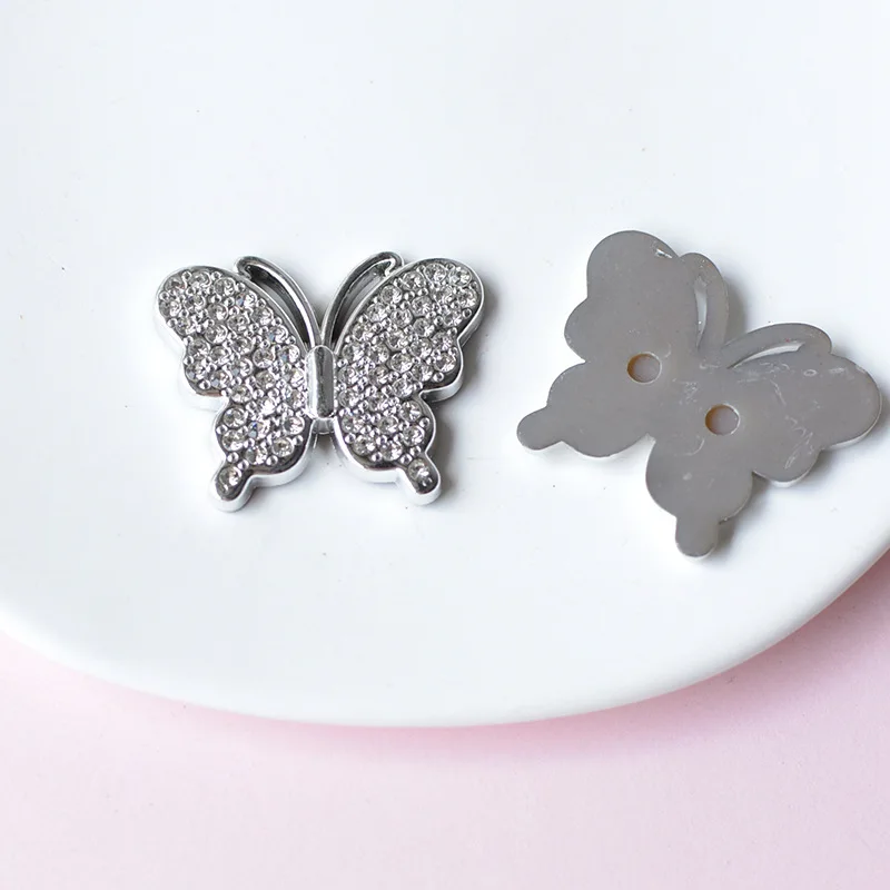 WFFNNKC 10Pcs Glitter Diamond Bowknot Bear Resin Flat Back Patch DIY Hair Clip Craft Supplies Scrapbooking Decor Accessories