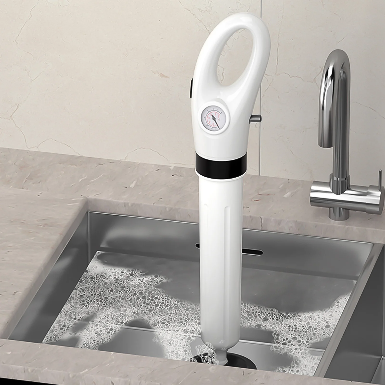 

Unclog Sewer Plunger Dredge Bathroom Supply Sink Clogging Solver Pipeline Premium Easy Remove Blockages Kitchen Bathroom