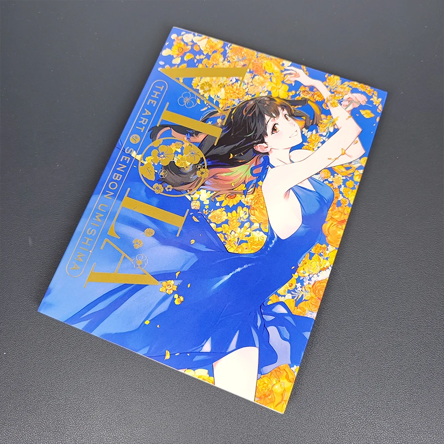 viola The Art Of Senbon Umishima Colección de libros ilustrados Personaje de niña Álbum ilustrado Libros en japonés