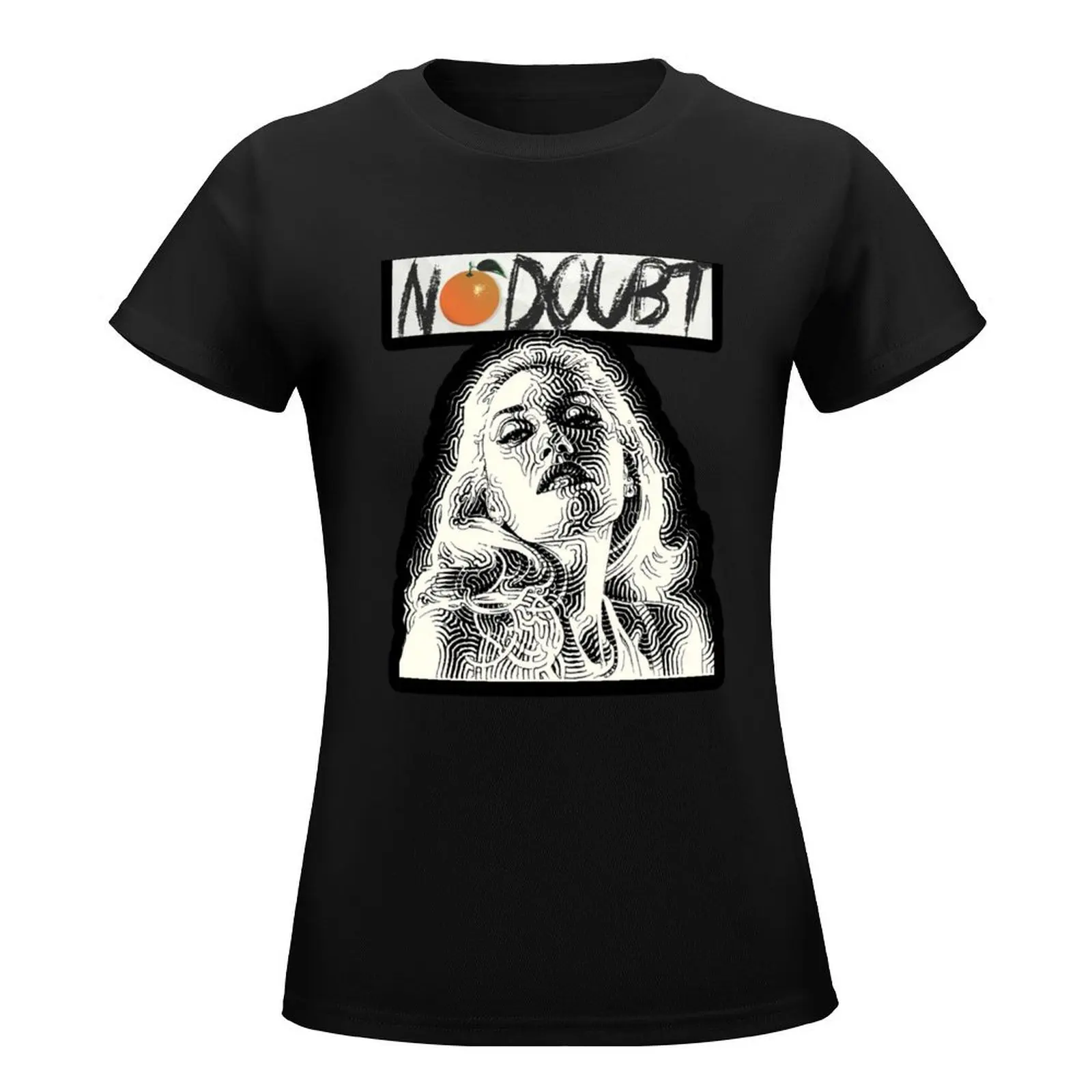 NO DOUBT MUSIC ART T-Shirt graphics oversized Women t-shirts