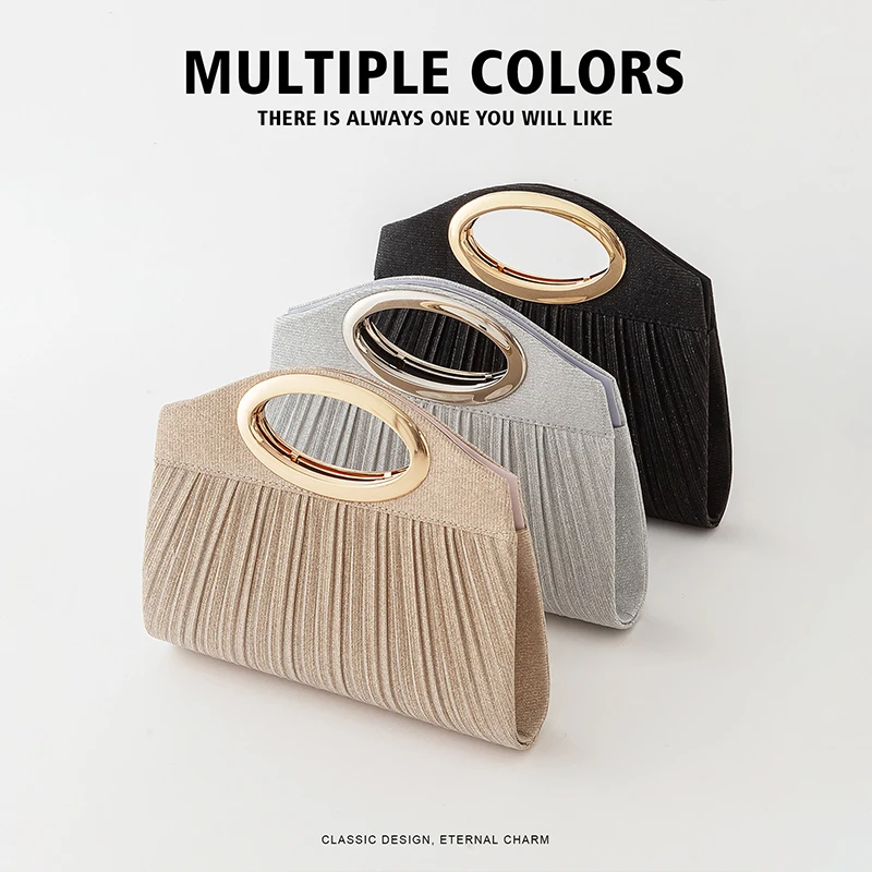 

Elegant Clutch Bag for Women Fashion Evening Dinner Purse, Bride Bridesmaid Handbag, Minimalist Party Wedding Bag