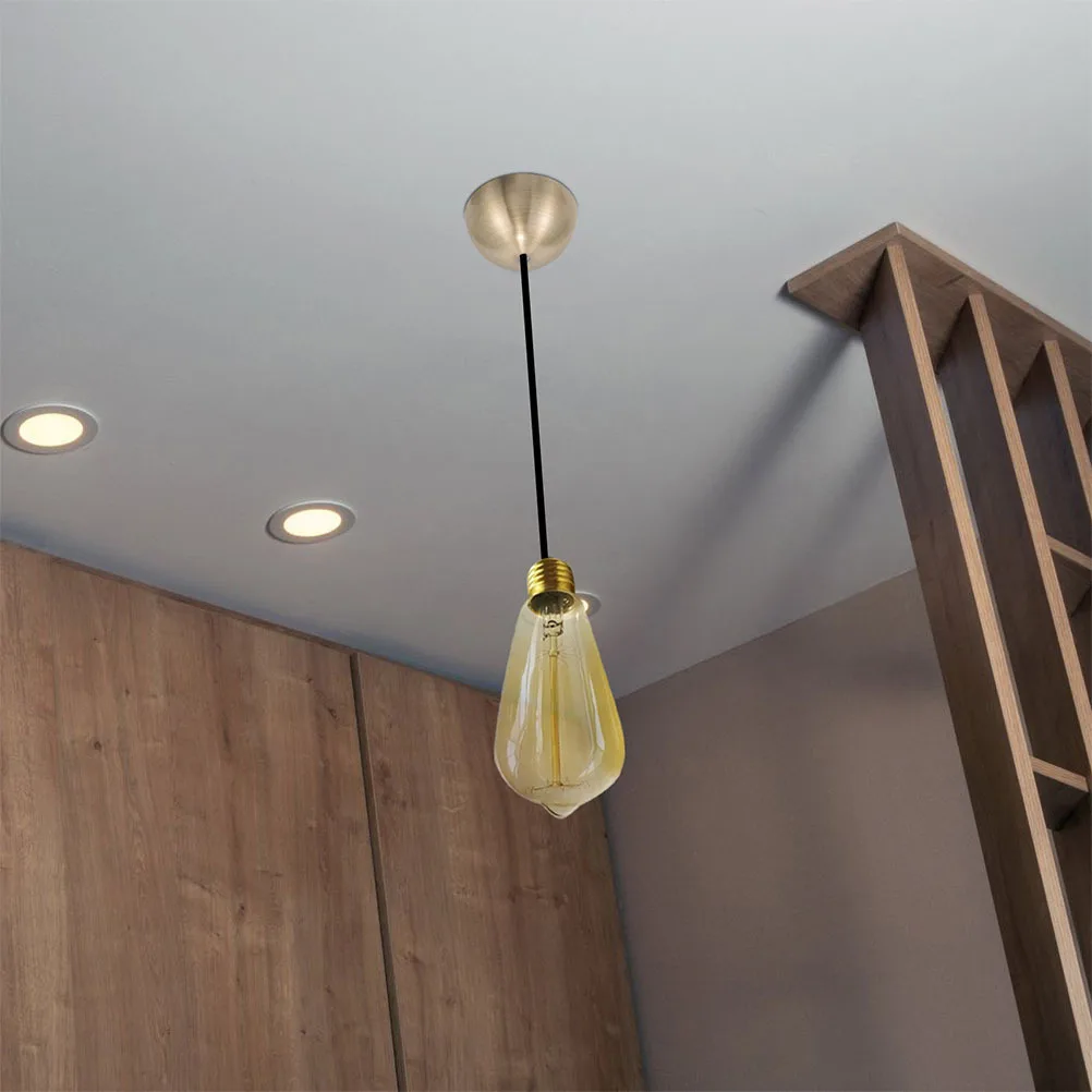 

2Pcs Iron Ceiling Light Cover Plate Durable Ceiling Canopy Plate Replacement Mount Compatible with Pendant Light Fixtures