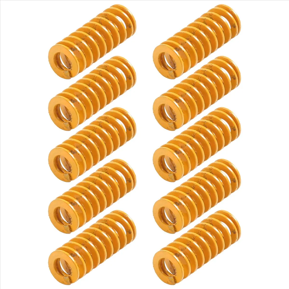 A59E 3D Printer Heat Bed Leveling Spring 8X20mm Compression Yellow for 2 3 Pro -10S PRO Hotbed (10 Pcs)