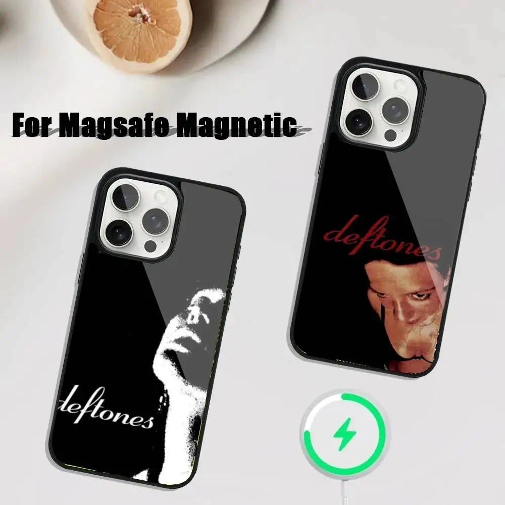 

Band D-Deftones ES Phone Case For iPhone 17,16,15,14,13,12,11,Pro,Max,Plus,Mini,SE4,E Magnetic Magsafe Wireless Charging