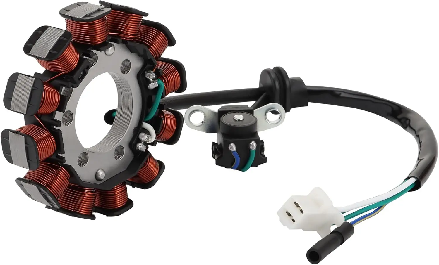 

Статор Magneto 12 катушек, замена статора электродвигателя, совместимая с OEM 31120-KRH-781 2015 2016 2019 XR150L Dirt Pit Bike