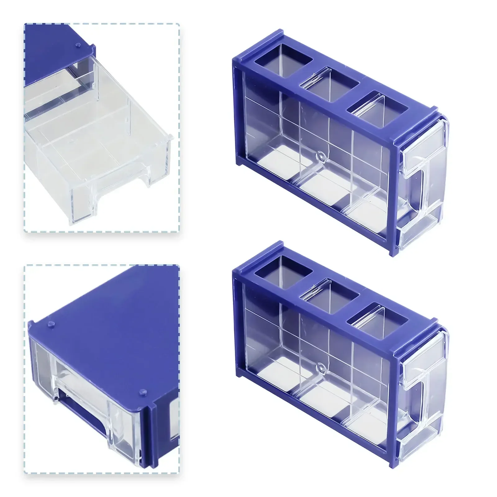 Imagem -04 - Grande Empilhável Storage Box Dustproof Ferramentas de Hardware Container Case Holder Pesca Tackle Tool Thicken Box Pcs Pcs