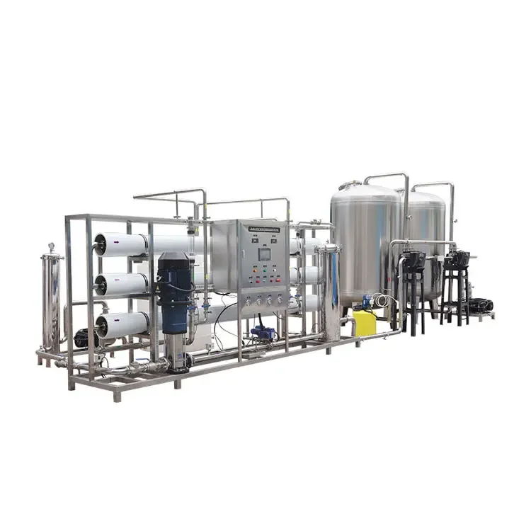 10T High Purity  System Ro Desalination Water Treatment Equipment For Boiler Make Up Water