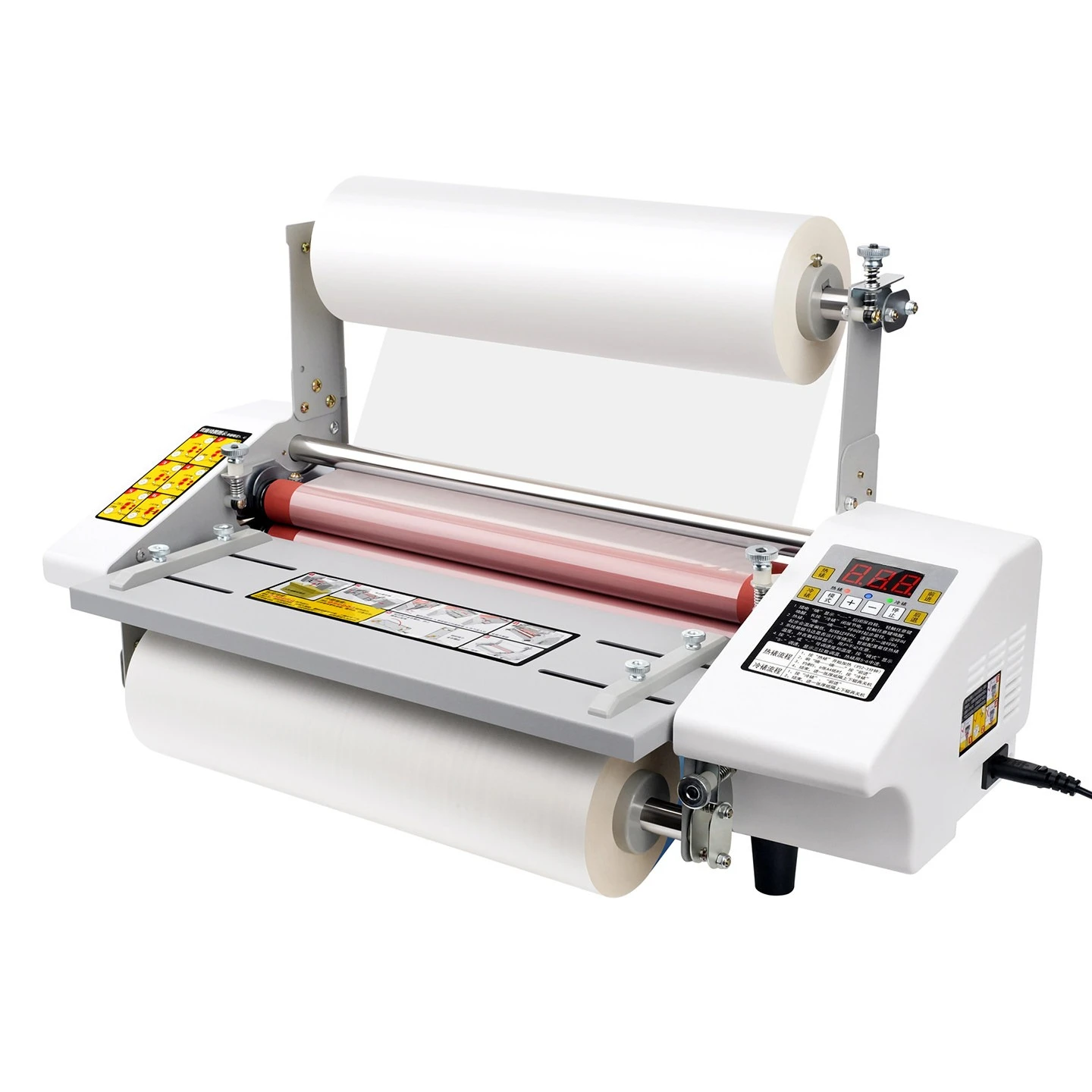 Smart Digital Display Laminator A3+, Hot Cold Laminating Machine, Speed Adjustable Single & Double Sided  Document Photo Wrapper