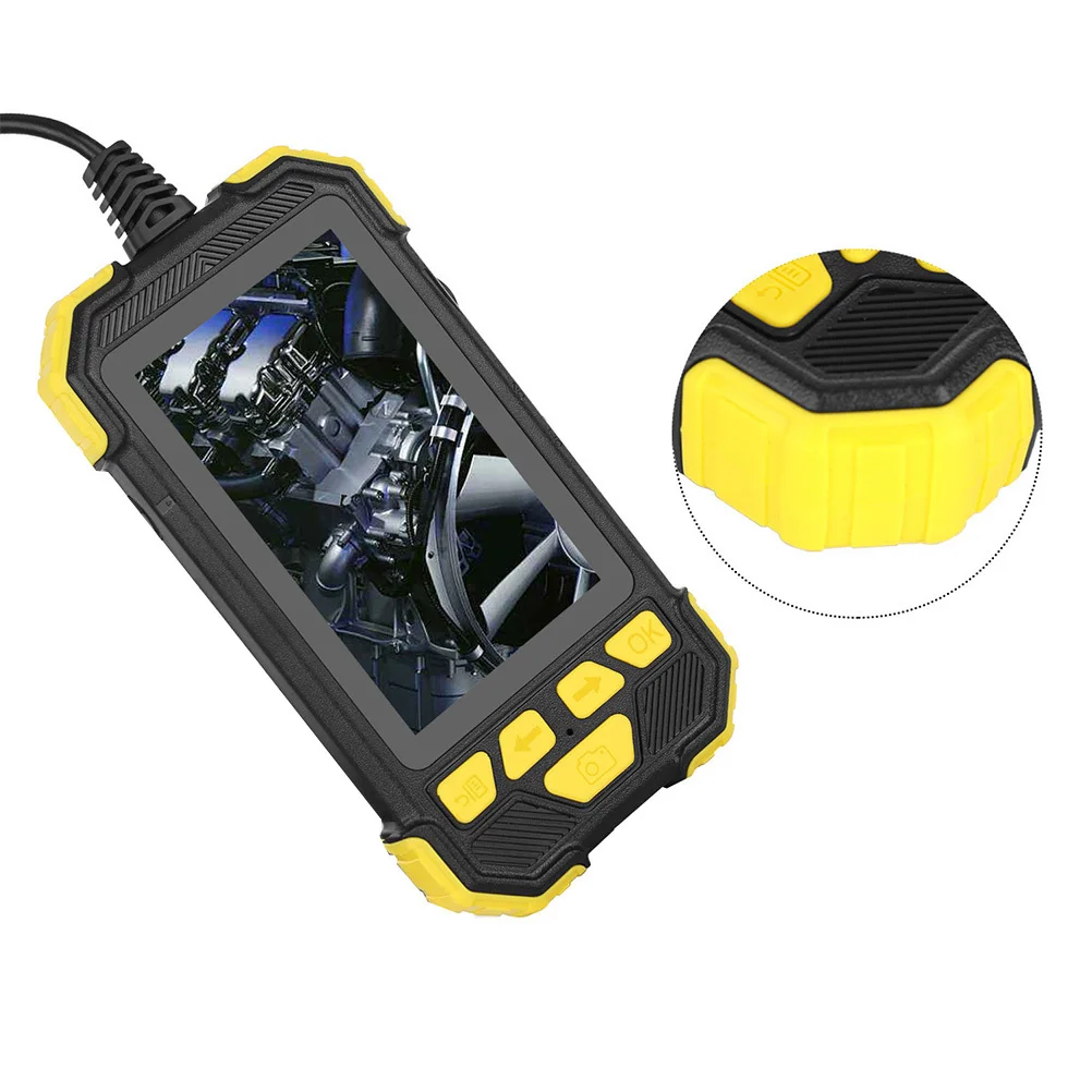 

1Set Waterproof Industrial Vehicle Inspection Camera 1080p Hd Screen for Pipeline Automotive Air Conditioning Repair