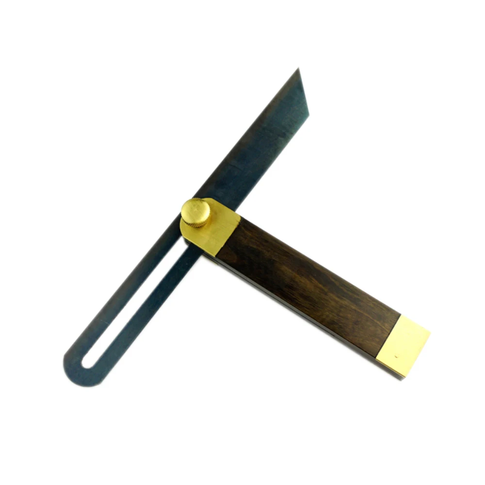 1piece Movable Angle Ruler Angle Measurement And Marking Tools Woodworking Ruler Length Adjustable
