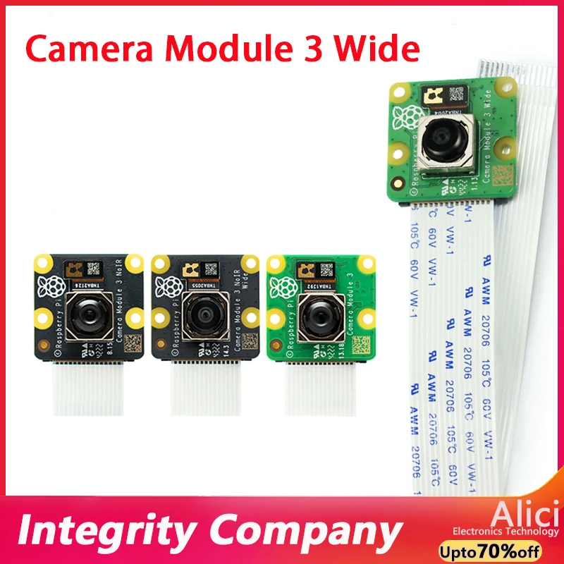 1 قطعة لوحدة كاميرا Raspberry PI 3 كاميرا واسعة NoIR للرؤية الليلية التركيز التلقائي 12mp الأصلي