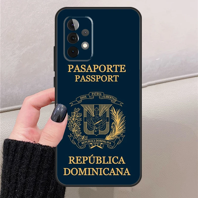 Dominican Republic Flag Case For Samsung Galaxy A34 A54 A24 A14 A13 A23 A33 A53 A12 A22 A32 A52 A21S A51 A71 Cover