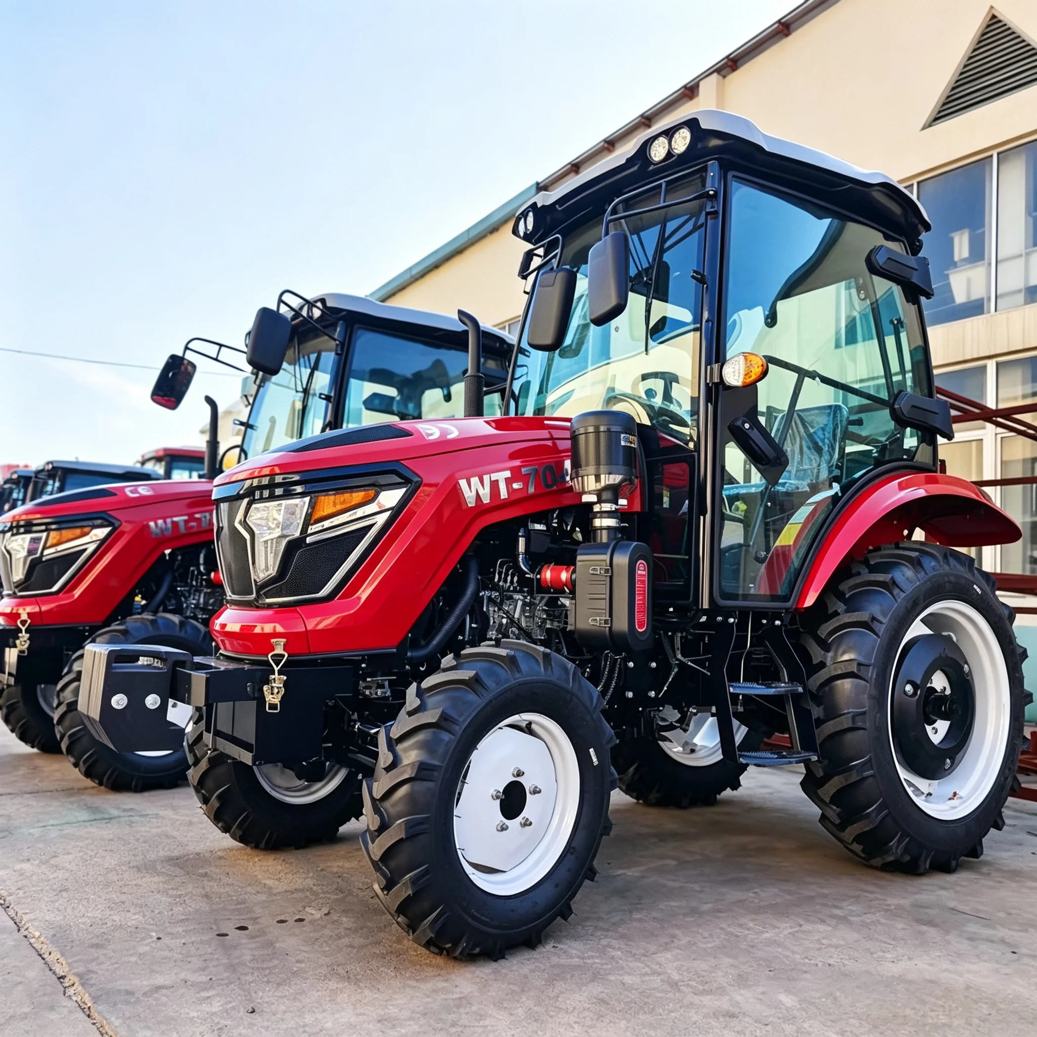 Diesel 4x4 Tractor 70HP CE Eur - đánh giá và giá Agriculture Farming Working