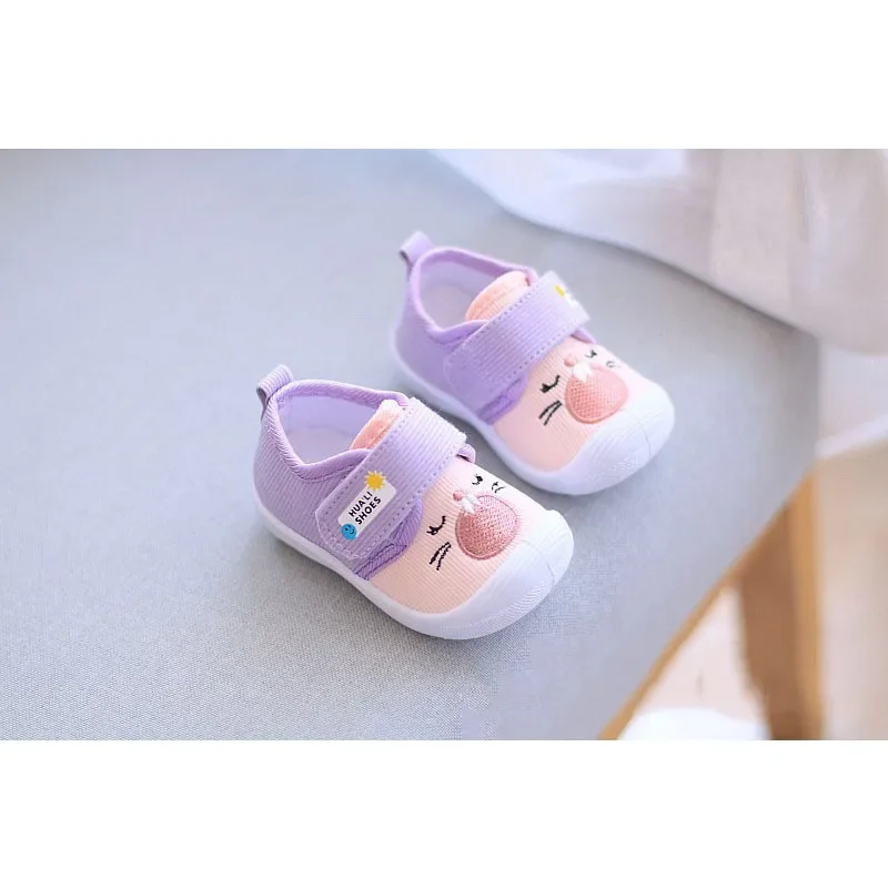 Infant Kids Baby Cartoon  Anti kicking functional Shoe Soft Sole Squeaky Sneakers Boy Causal Loafers  Toddler Girl Non-slip Shoe