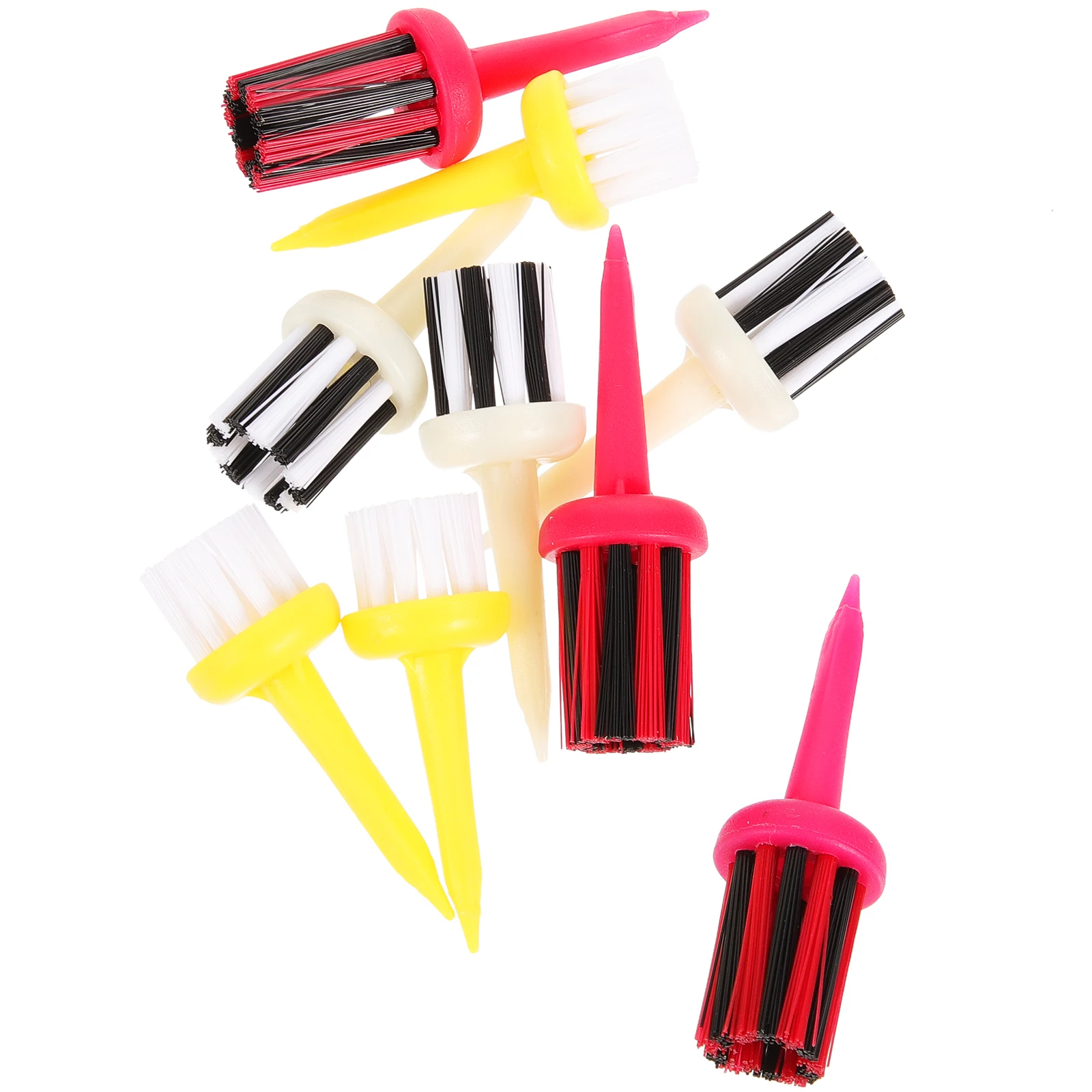 

9Pcs Golf Club Brush Set Wear-Resist Cleaner for Grooves Professional Practice Golfing Supplies Essential Golfs Club Brush