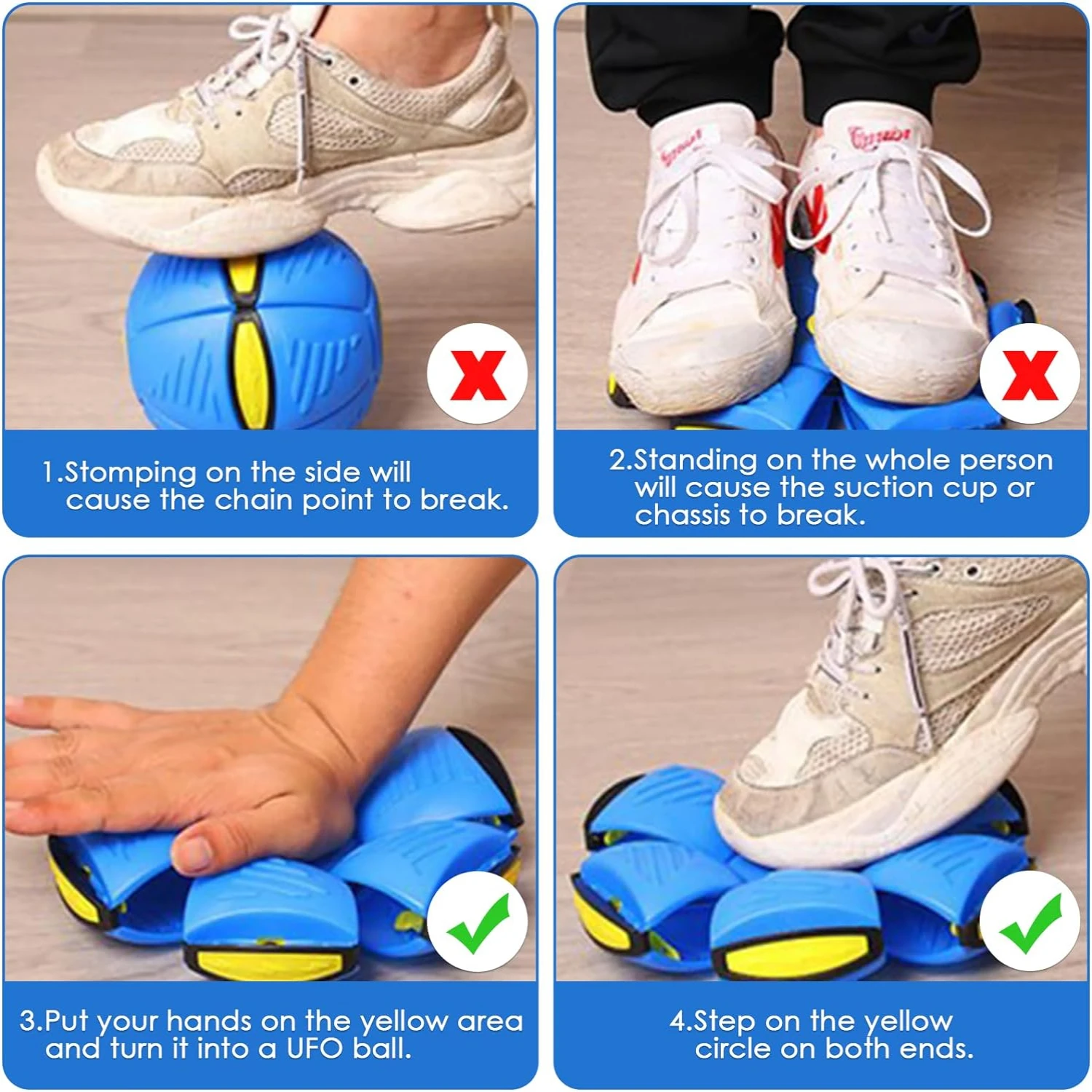 Dynamic Red Rose UFO Flying Saucer Ball Toy for Medium and Large Breed Dogs - Engaging Interactive Transformable Shapes for Stre