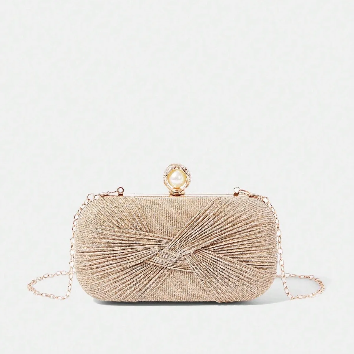 

Сводная сумка через плечо с сложенным узлом для ужина, сумка из полиэстера Ele для ежедневного использования