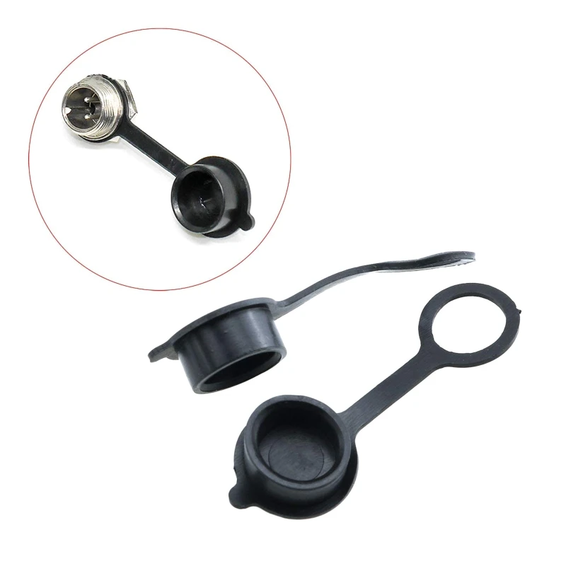 GX12 GX16 GX 20 Aviation Connector Plug Cover Waterproof Dust Rubber Cap Circular Connector Protective Sleeve