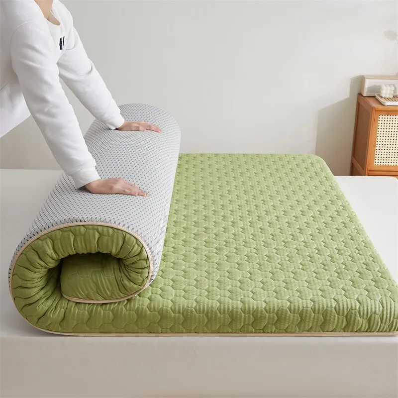 Mattresses Foldable Student Dorm Mattress Portable Thin Tatami Soft Sleeping Pad Anti Sag High Density Foam Home Bedroom