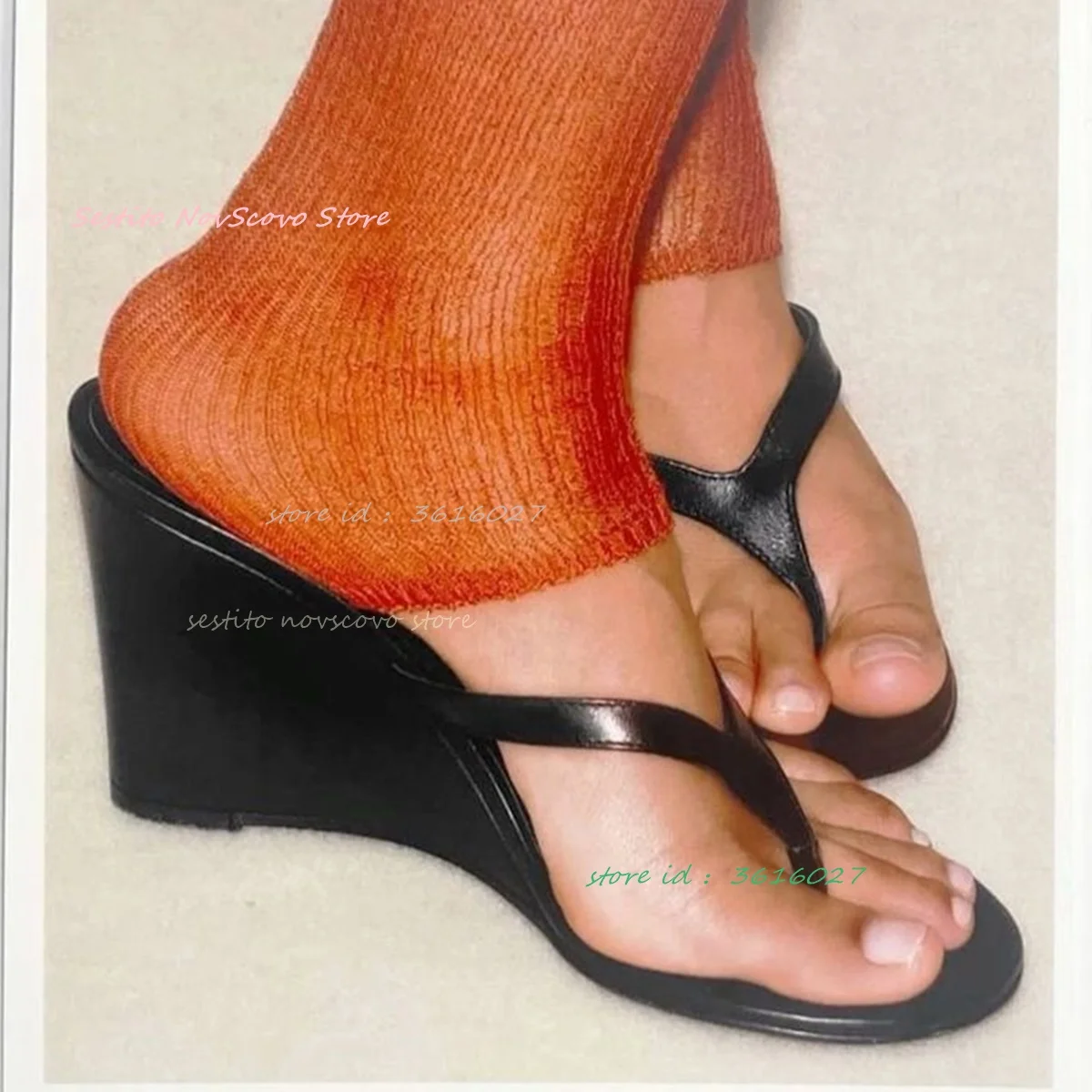 

Черные шлепанцы на танкетке, слипоны с круглым носком, сексуальные женские швейные резиновые подошвы, модные женские летние классические платья, повседневные сандалии