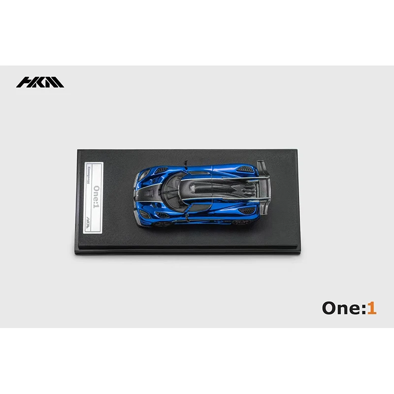 HKM In Stock 1:64 Agera ONE 1 Half Carbon Chrome Jesko Diecast Diorama Car Model Collection Toys