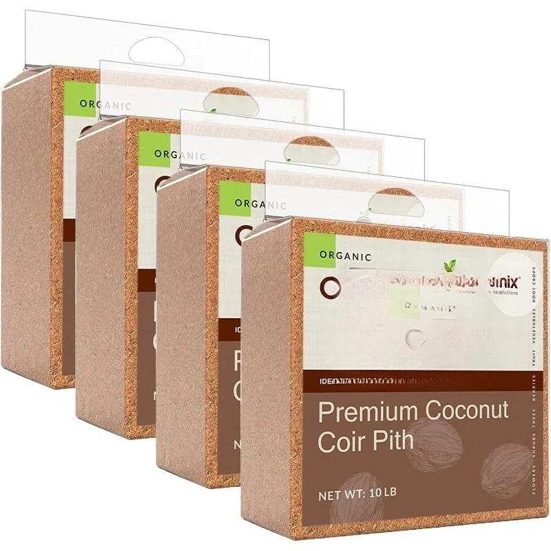 

Bliss (40lbs) - Organic Coco Coir for Plants - OMRI-Listed Coco Coir Brick for Garden Soil & Potting Mixes - Coconut Fiber