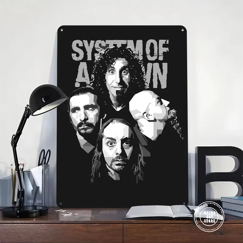 نظام ملصق معدني سفلي من القصدير ملحقات البار لعناصر الديكور المنزلي علامة معدنية مخصصة لعصا الديكور الفني على الحائط ديكو #2