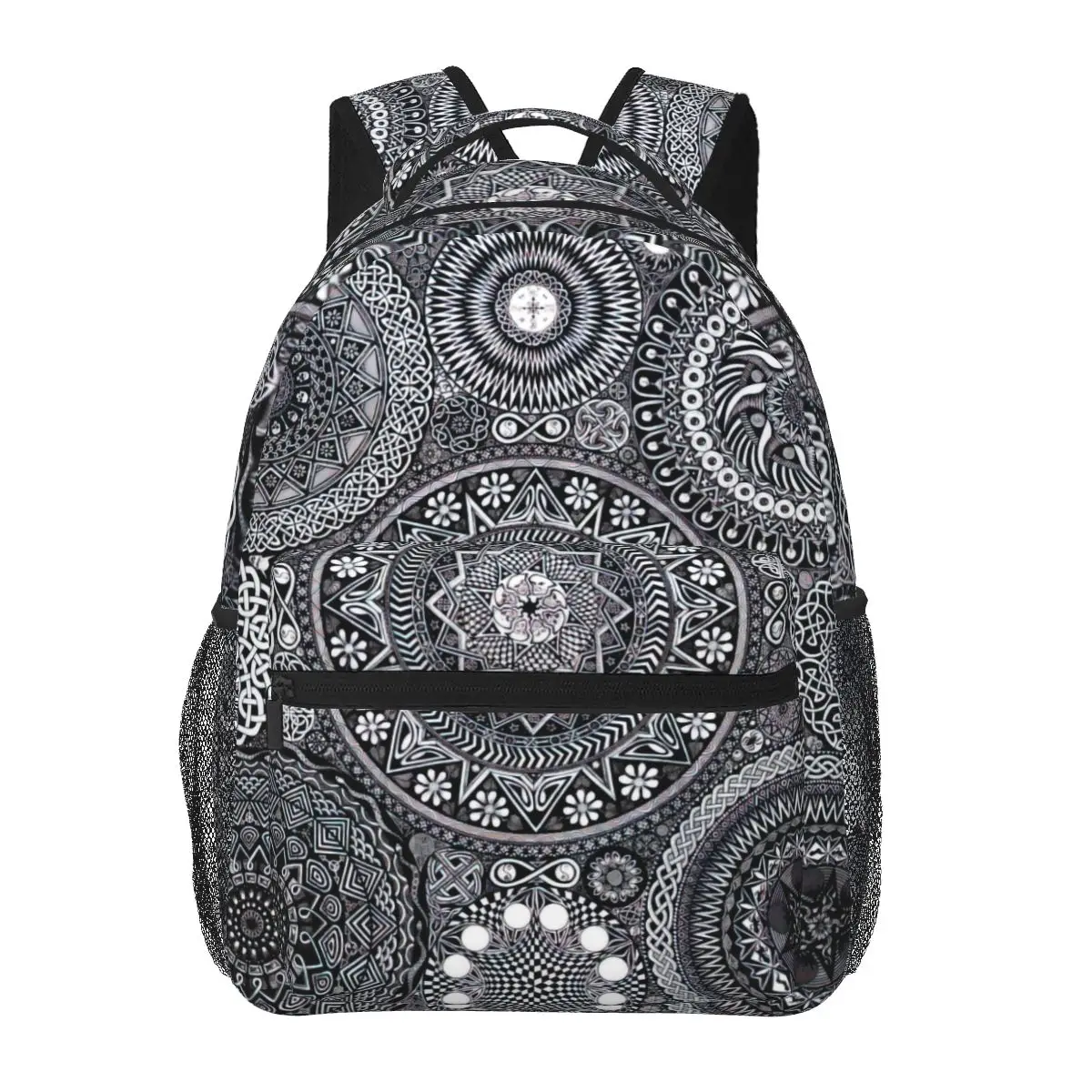 

Mandala Bouquet Backpack for Girls Boys Travel RucksackBackpacks for Teenage school bag