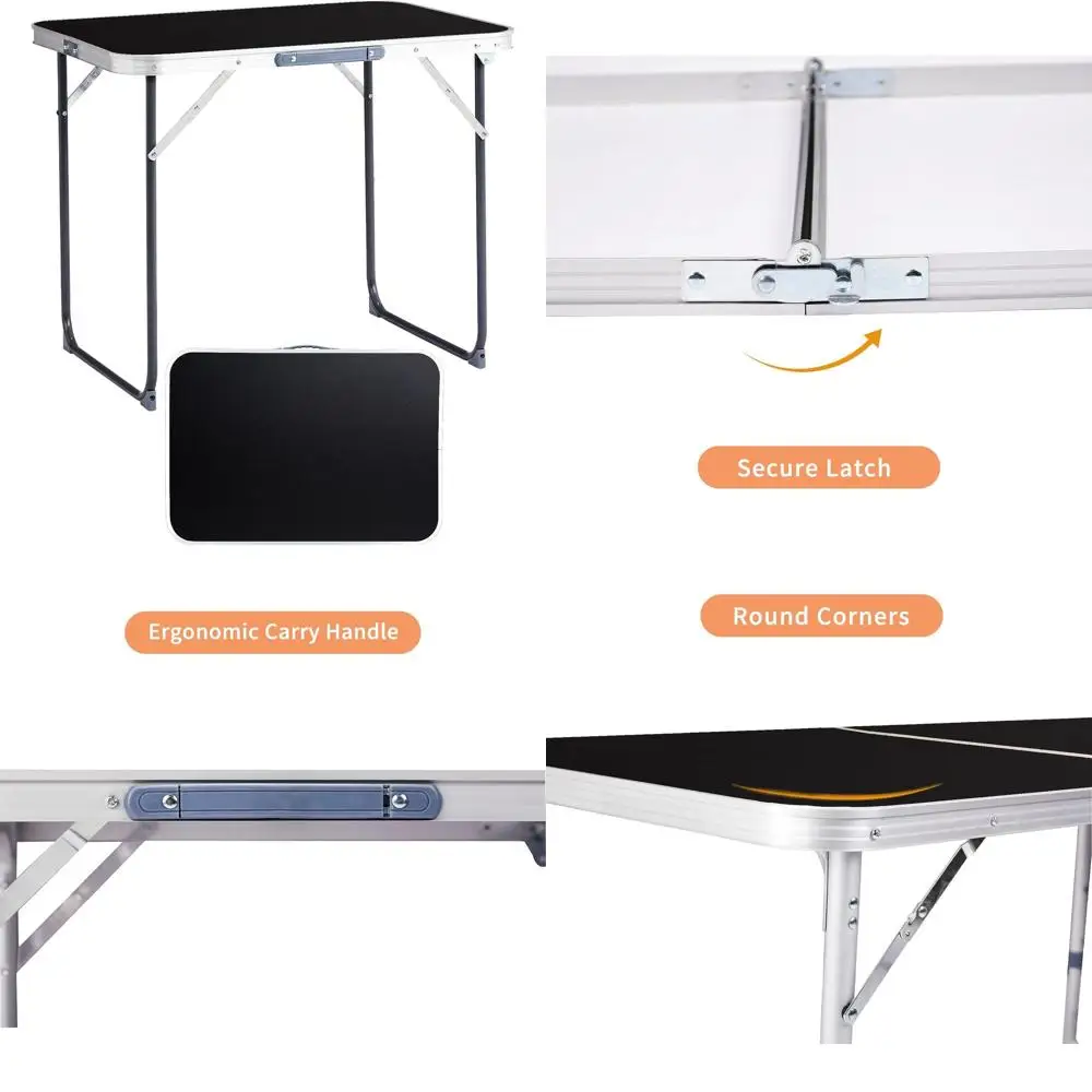 

Portable Lightweight Camping Table, 2.3t Capacity, 70x50x60cm for Outdoor Adventures and Picnics