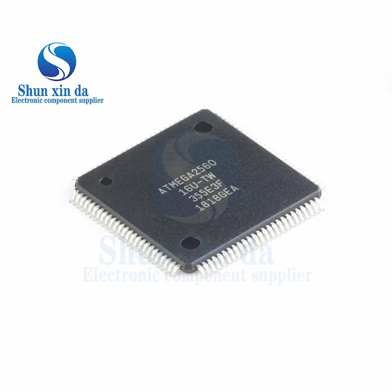 ATMEGA2560-16AU ATMEGA2560 TQFP100 8-bit Microcontrollers - MCU 256kB Flash 4kB EEPROM SMD IC