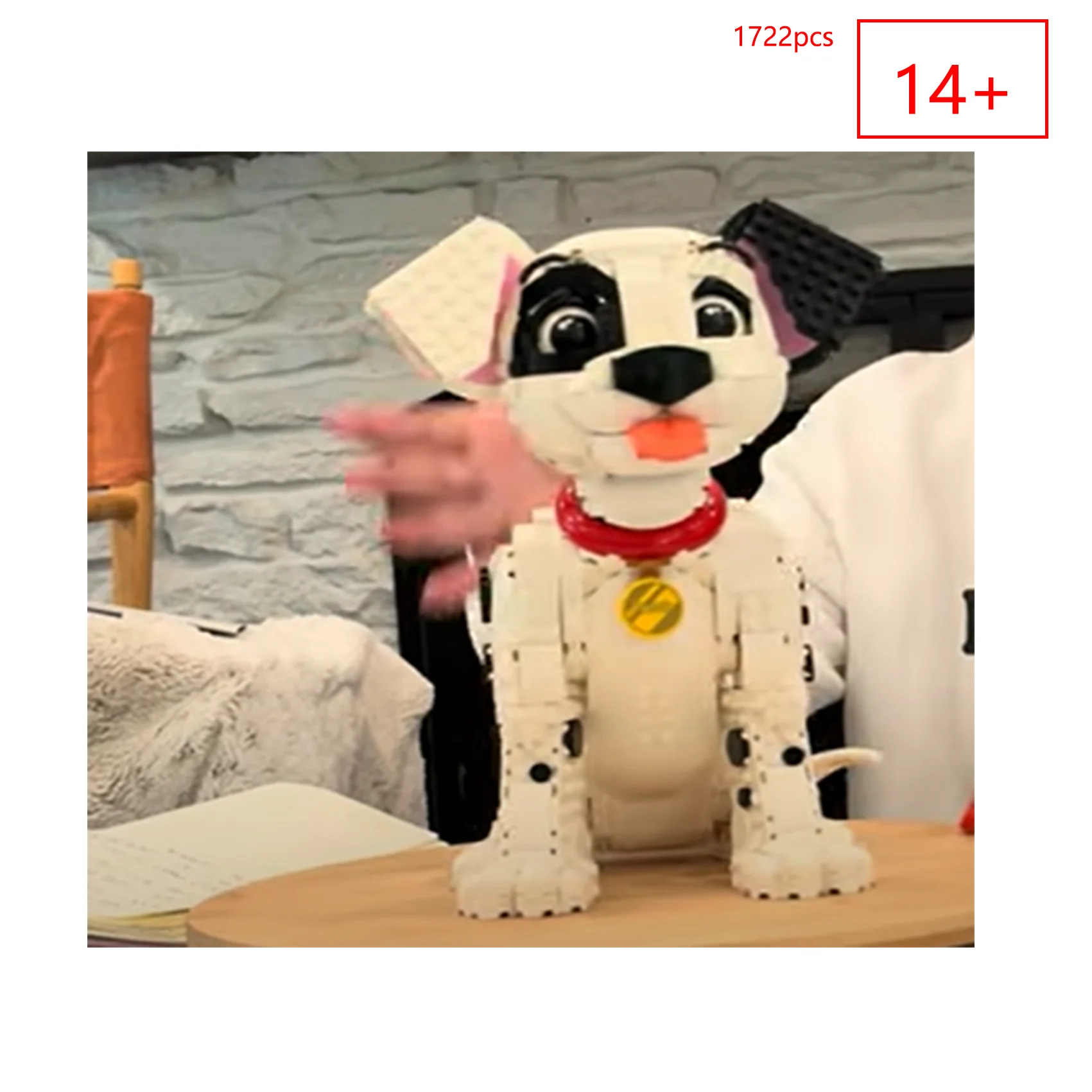 

In Stock: 43269 Cartoon Edition 101 Dalmatians Puppy & 21349 Tuxedo Cat Building Model&Small Decorative Pieces