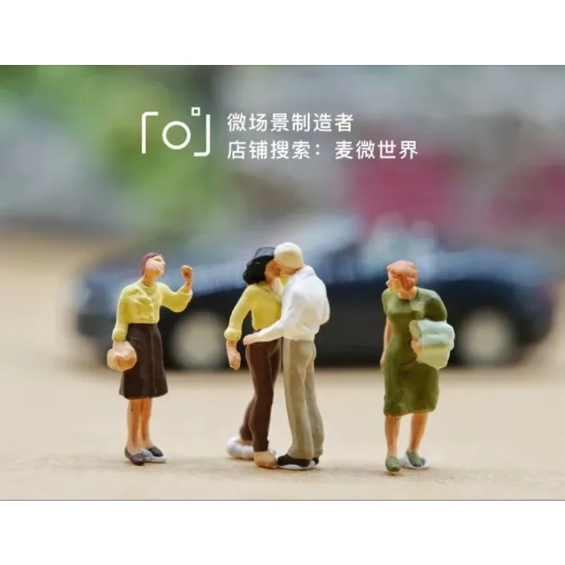 

1/87 моделирование городская улица торговые центры танцевальная вечеринка фигурки модель песочный декор стола диорама фигурки реквизит для микрофотографии