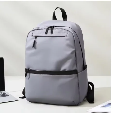14 Inch Large Capacity Leisure Schoolbag Sports Simple Men And Women Universal Computer Backpack With Pendant mochila Рюкзак sac