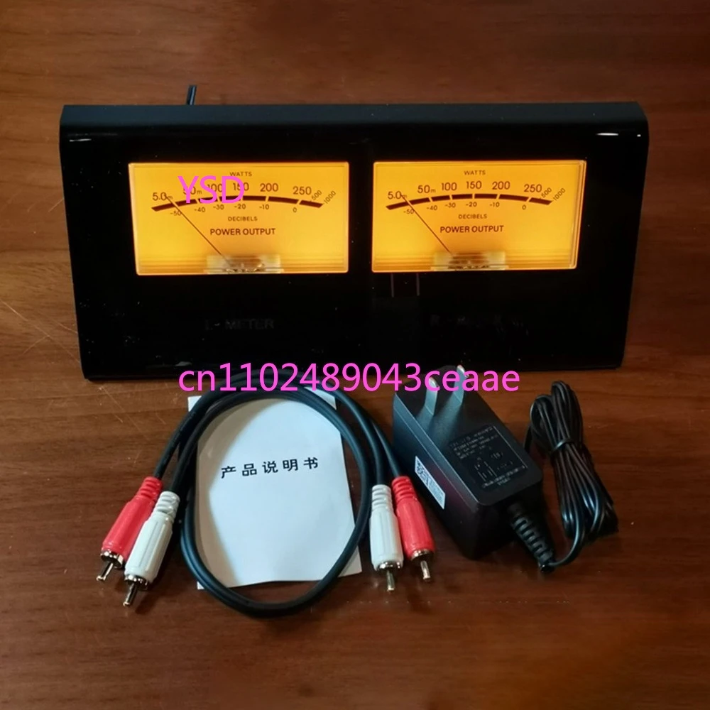 

UV Meter High-Precision Audio Level DB Meter Finished UV Meter DB Panel Display 2-Way Speaker Audio Music Orange Light